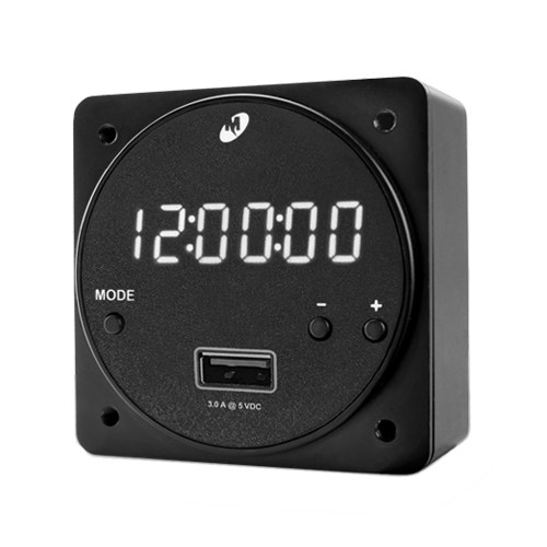 CH93HP Digital Clock and Single High Power USB Charger